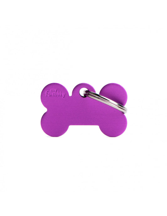MY FAMILY - Small Bone Aluminum Purple