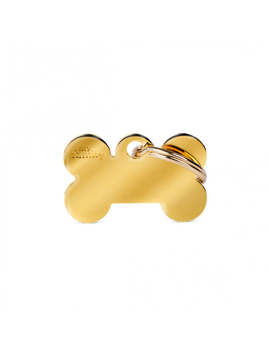 MY FAMILY - Small Bone Golden Brass