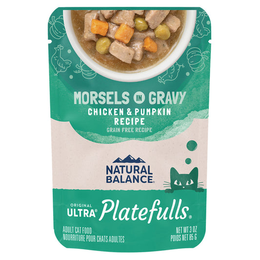 Natural Balance Platefulls Chicken And Pumpkin In Gravy Cat 24x3oz