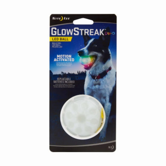 Nite Ize GlowStreak LED Ball Disc-O Dog Toy