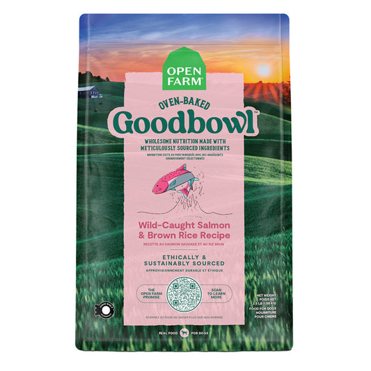Open Farm Goodbowl Wild-Caught Salmon & Brown Rice Recipe Dry Cat Food 3lb