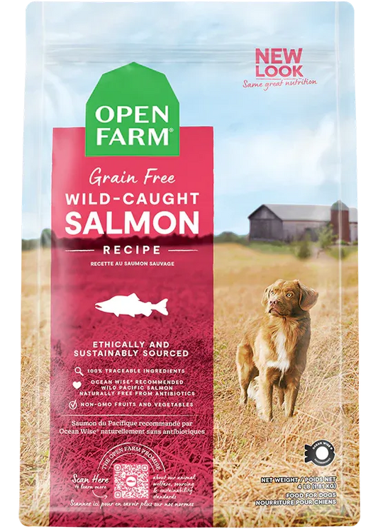 Open Farm Wild-Caught Salmon Dry Dog Food 22 lb