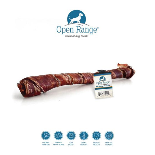 Open Range Cheek Stick with Esophagus Dog 8-10in 20pc