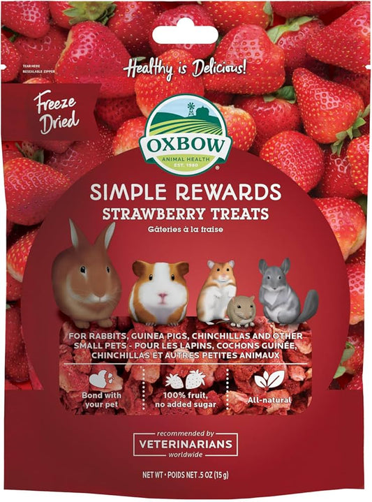 Oxbow Simple Rewards Strawberry Treat