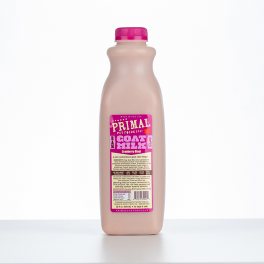 PRIMAL Frozen Goat Milk Cat-Dog 32oz - Cranberry Blast