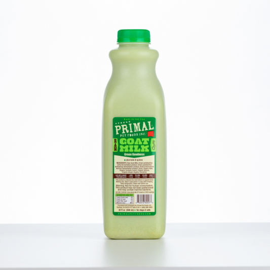 PRIMAL Frozen Goat Milk Cat-Dog 32oz - Green Goodness