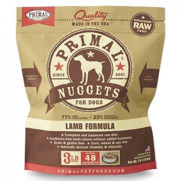 PRIMAL Frozen Nuggets 3lb - Lamb