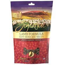Zignature Lamb Soft Moist Treats for Dogs 4 oz