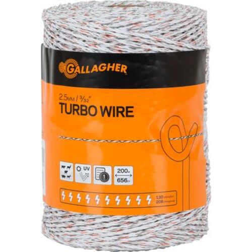 Gallagher 2.5mm Turbo Wire - 200m