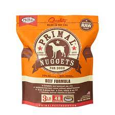 PRIMAL Frozen Nuggets Beef Canine 3 lb