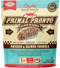 PRIMAL Frozen Pronto Cat 1lb Chicken & Salmon