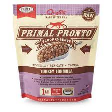 PRIMAL Frozen Pronto Cat 1lb - Turkey