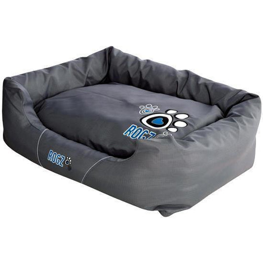ROGZ - Spice Podz - Wall Bed - Turquoise Paws - Small 22L x 14W x 9H"