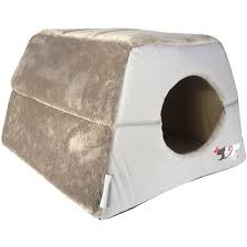 ROGZ Cuddle Igloo Podz - Grey Heart Tails