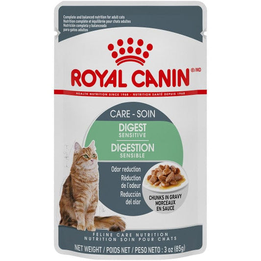 Royal Canin Digest Sensitive POUCH Feline Chunks in Gravy 3oz