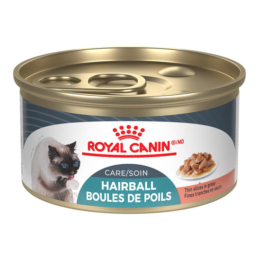 Royal Canin WET Feline Hairball Thin Slices in Gravy 3oz