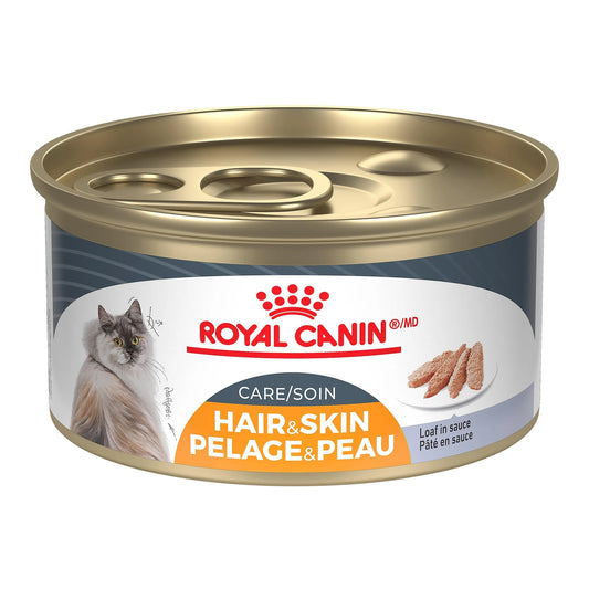 Royal Canin Feline Hair & Skin Thin slices w Gravy 3oz