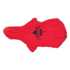 SHEDROW K9 Brentwood Hoodie Dog Sweater - Red Med